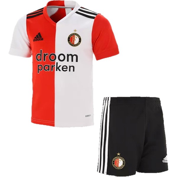 Camiseta Feyenoord Rotterdam 1ª Kit Niño 2020 2021 Rojo